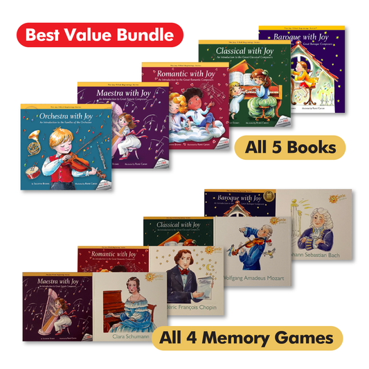 Full Music Learning Collection – 5 Books & 4 Memory Games